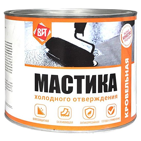 мастика битумная холодного отверждения Царицынские краски 1,8кг