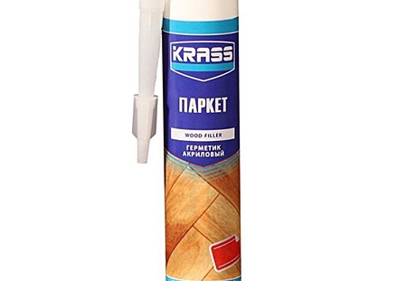 герметик по дереву KRASS акриловый (Паркет) дуб 300 мл