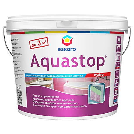 мастика гидроизоляционная Eskaro Aquastop Hydro 4кг