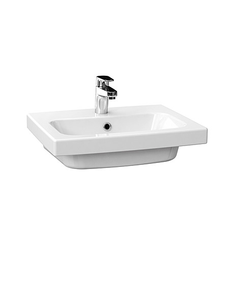 умывальник мебельный  COLOUR COL 50 B 1 отв., белый