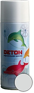 грунтовка аэрозольная алкидная DETON светло-серая 520 мл