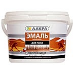 Эмаль акриловая Лакра для пола красно-коричневая 2,4 кг