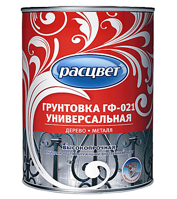 грунт ГФ-021 Простокрашено универсальная серая 1 кг