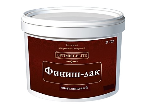 лак финишный на акриловой основе полуглянцевый 3кг