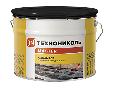 мастика битумно--резиновая 10 кг кровля AquaMast